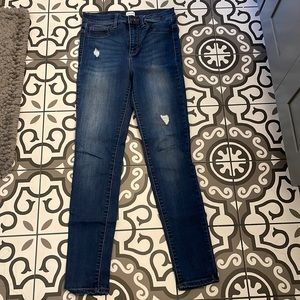 Sneak Peek High Rise Skinny Jeans
